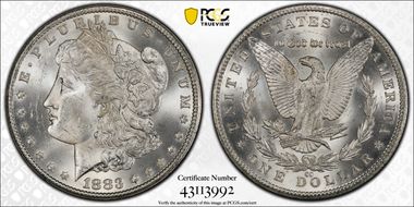 1883-CC $1 MS64