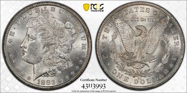 1883-CC $1 MS62