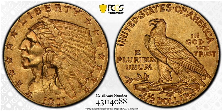 Cert 43114088 - Coin Image