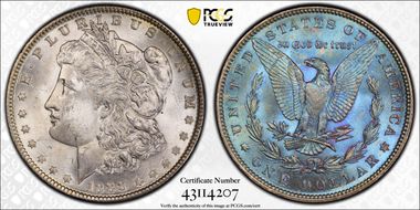 1888 $1 MS64