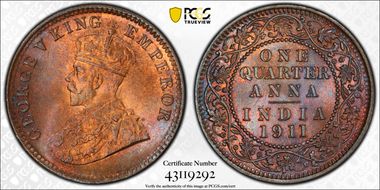 1911(C) 1/4 An SW-8.335 MS66RB