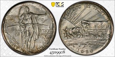 1926 50C Oregon MS67