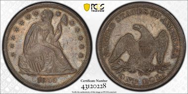 1859-O $1 AU55