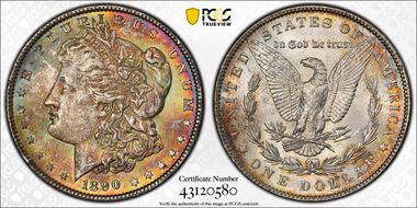 1890 $1 MS64