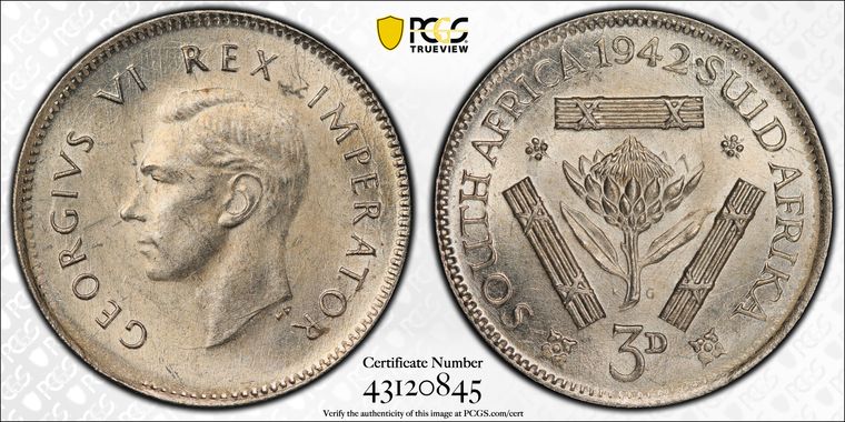 Cert 43120845 - Coin Image