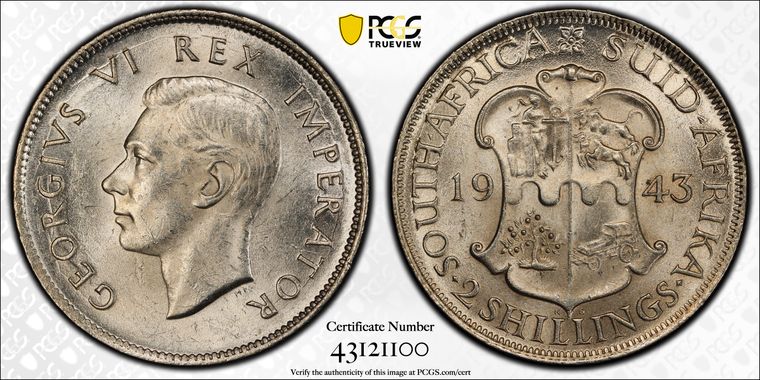 Cert 43121100 - Coin Image