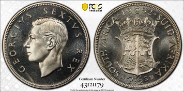 1952 2 1/2S KM-39.2  Ag PR67