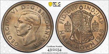 1948 1/2 Cr S-4101 MS63