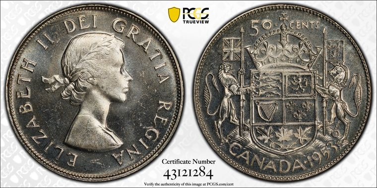 Cert 43121284 - Coin Image