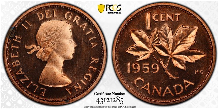 Cert 43121285 - Coin Image