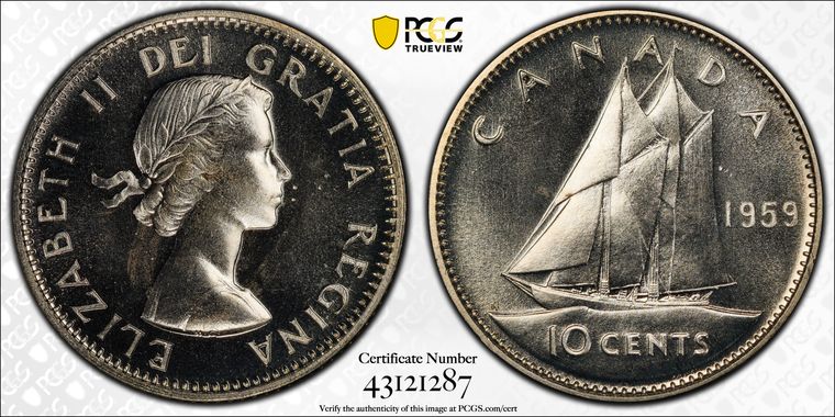 Cert 43121287 - Coin Image