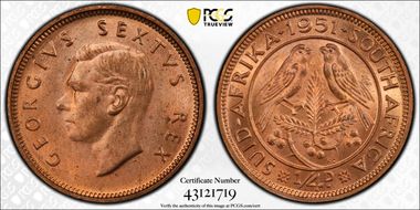 1951 1/4D KM-32.2 MS64RD