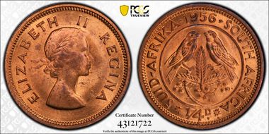 1956 1/4D KM-44 MS64RD