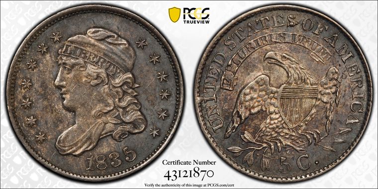 Cert 43121870 - Coin Image