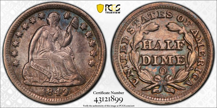 Cert 43121899 - Coin Image