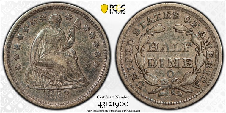 Cert 43121900 - Coin Image