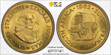 1962 1C MS66