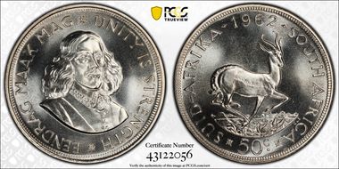 1962 50C KM-62 PR67