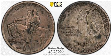 1925 50C Stone Mountain VF35