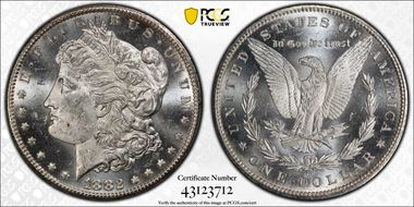 1882-CC $1 MS62