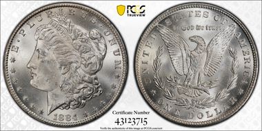 1884-CC $1 MS64