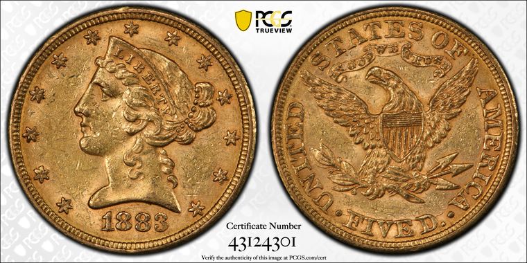 Cert 43124301 - Coin Image