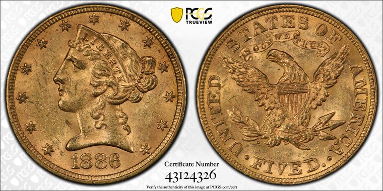 Cert 43124326 - Coin Image