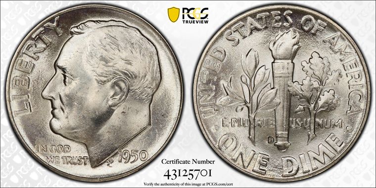 Cert 43125701 - Coin Image