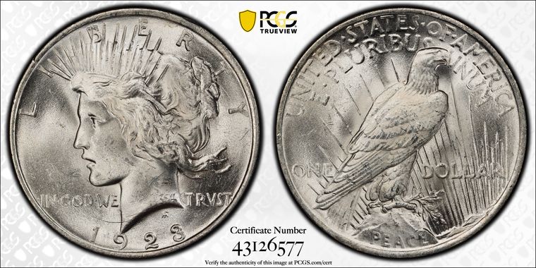 Cert 43126577 - Coin Image