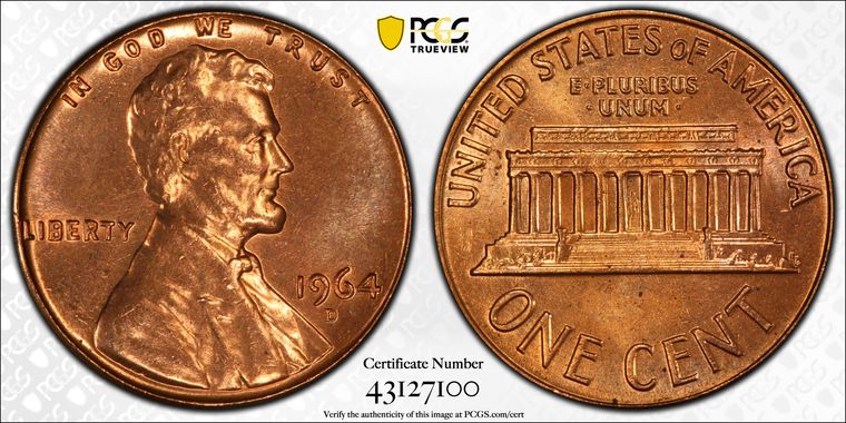 Cert 43127100 - Coin Image