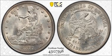 1877 T$1 MS62