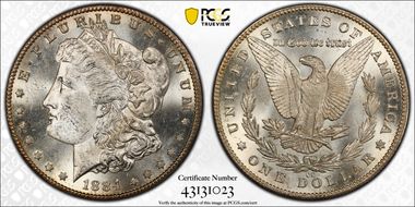 1884-CC $1 MS63