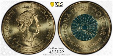 2020 $1 Donation Dollar MS66