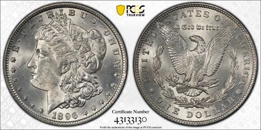1896 $1 MS63
