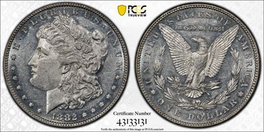 1882 $1 AU55