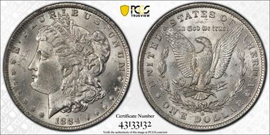 1884-O $1 MS62