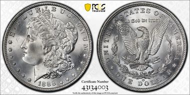 1888-O $1 MS64
