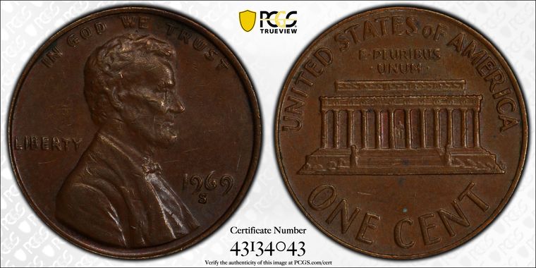 Cert 43134043 - Coin Image