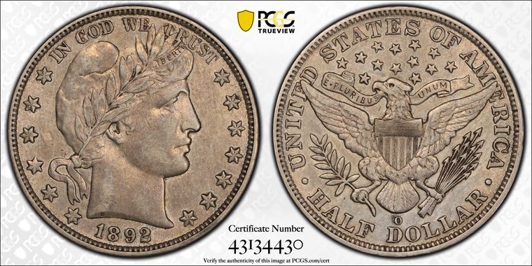 Cert 43134430 - Coin Image