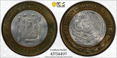 2004-Mo 100 P San Luis Potosi MS65