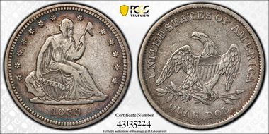 1839 25C No Drapery VF25