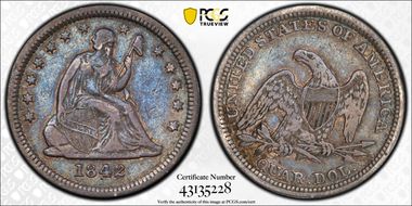 1842 25C VF30