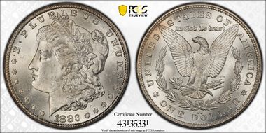 1883-CC $1 MS63