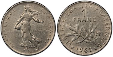 1960 1 Fr Gad-474 F-226 Petit 0 XF45