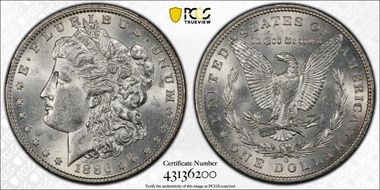 1886-O $1 MS61