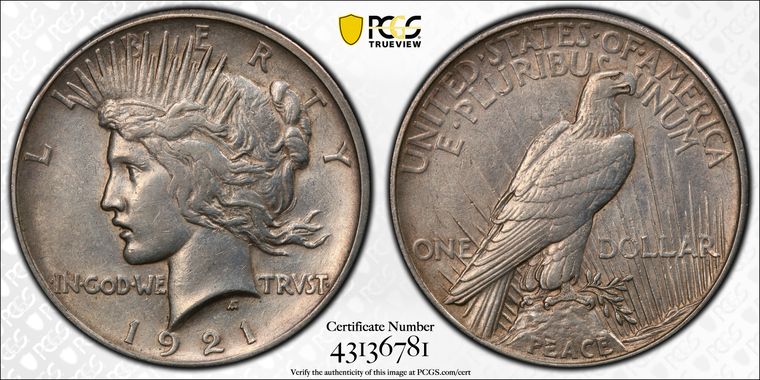 Cert 43136781 - Coin Image