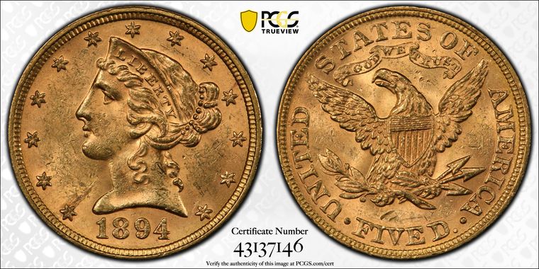 Cert 43137146 - Coin Image