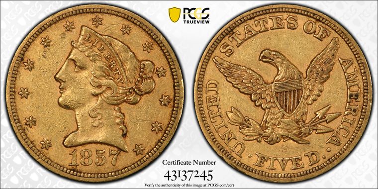 Cert 43137245 - Coin Image