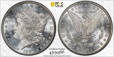 1881-S $1 MS62