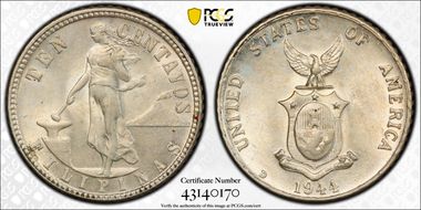 1944-D/D 10C Allen-9.04a MS64